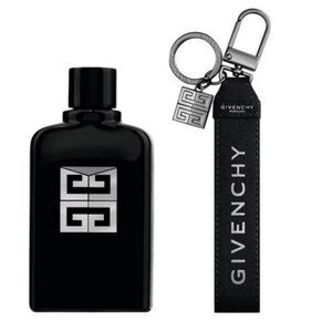 GIVENCHY Gentleman Society Eau De Parfum Mini & Givenchy Parfums Key Ring-NWT